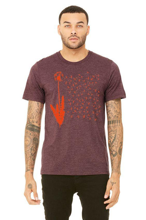 1000 Wishes T-Shirt - Unisex Heather Maroon or Maroon