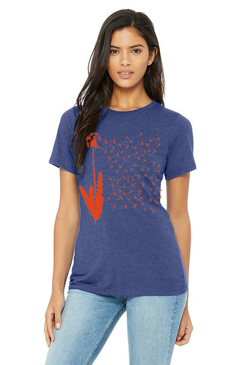 1000 Wishes T-Shirt - Women's True Royal Tri-Blend (Limited) or Maroon