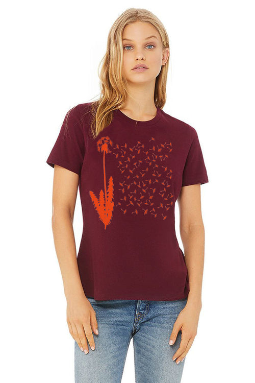 1000 Wishes T-Shirt - Women's True Royal Tri-Blend (Limited) or Maroon