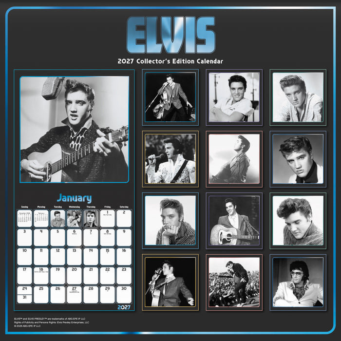 2027 Elvis Presley Collector's Edition Calendar