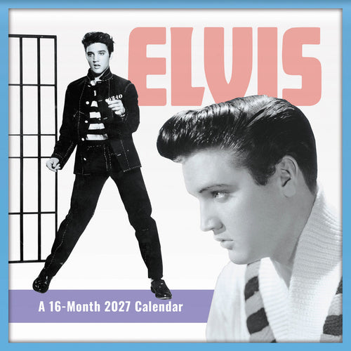 2027 Elvis Presley Mini Wall Calendar