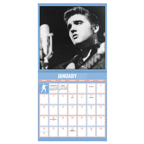 2027 Elvis Presley Wall Calendar