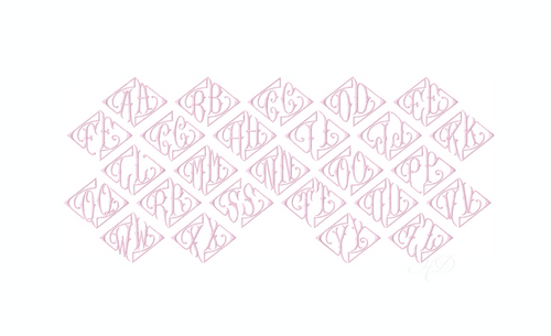 4 Sizes Diamond Nouveau Satin Stitch Embroidery Package