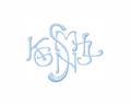 4x4 Darcy Satin Embroidery Font for customizable monogramming