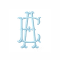 5x7 Kendall Satin Embroidery Font for personalized monograms
