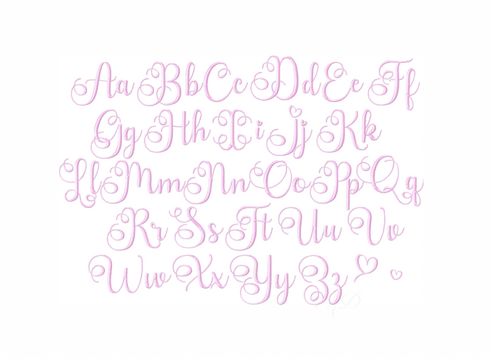 4x4 Small Baubles Embroidery Font Package