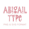Abigail Monogram PDF PNG SVG EPS Monogram Font