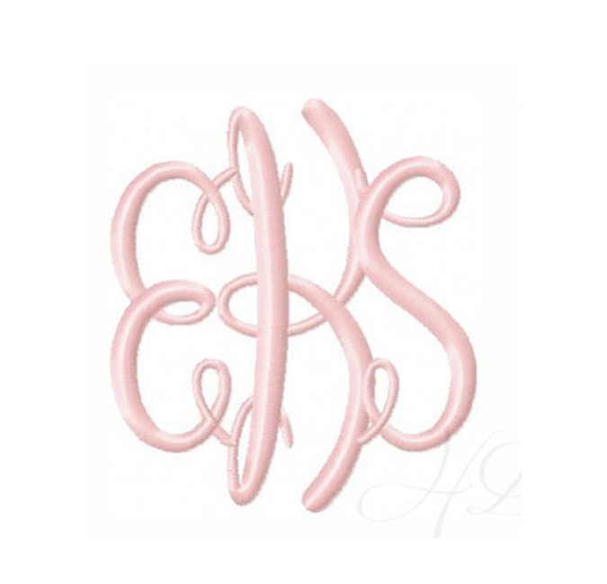 Ady Mastercircle Satin Embroidery Font