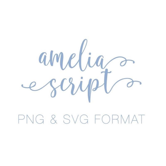 Amelia Monogram PNG PDF EPS SVG Monogram Font