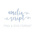 Amelia Monogram PNG PDF EPS SVG Monogram Font