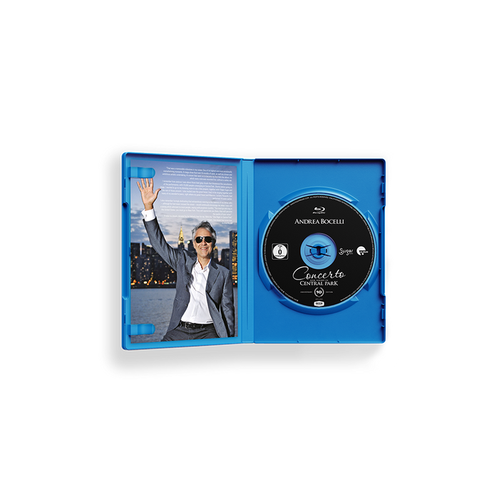 Andrea Bocelli: Concerto - One Night In Central Park: 10th Anniversary Blu-Ray Inside