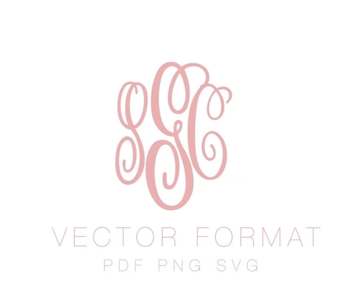 Annabel Monogram PDF PNG SVG EPS Vector Monogram Font