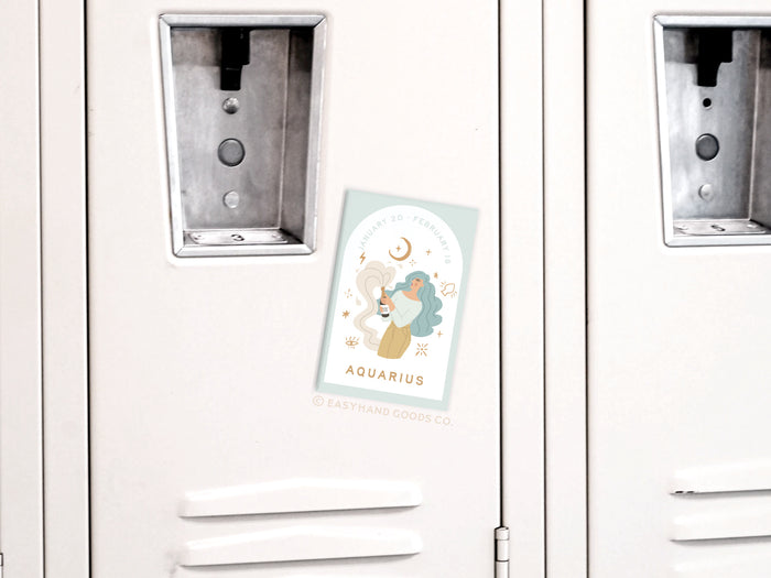 Aquarius Zodiac Refrigerator Magnet