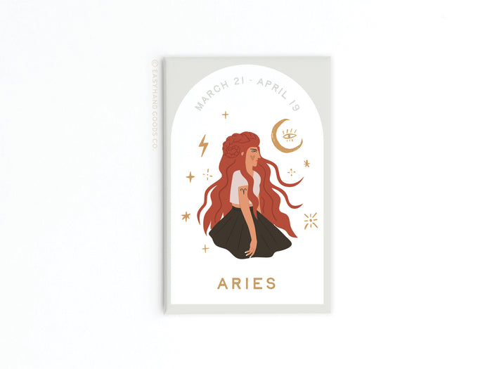Aries Zodiac Refrigerator Magnet