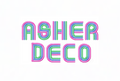 Asher Deco Inline Embroidery Font Small for unique crafts.