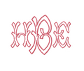 Bamboo Open Satin Ribbed Embroidery Font for crafting
