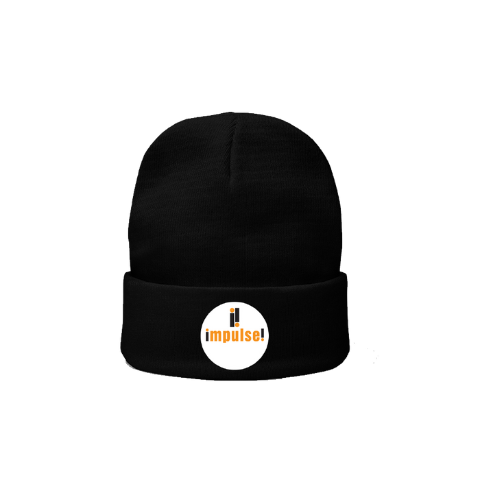 Black Impulse Classic Logo Beanie
