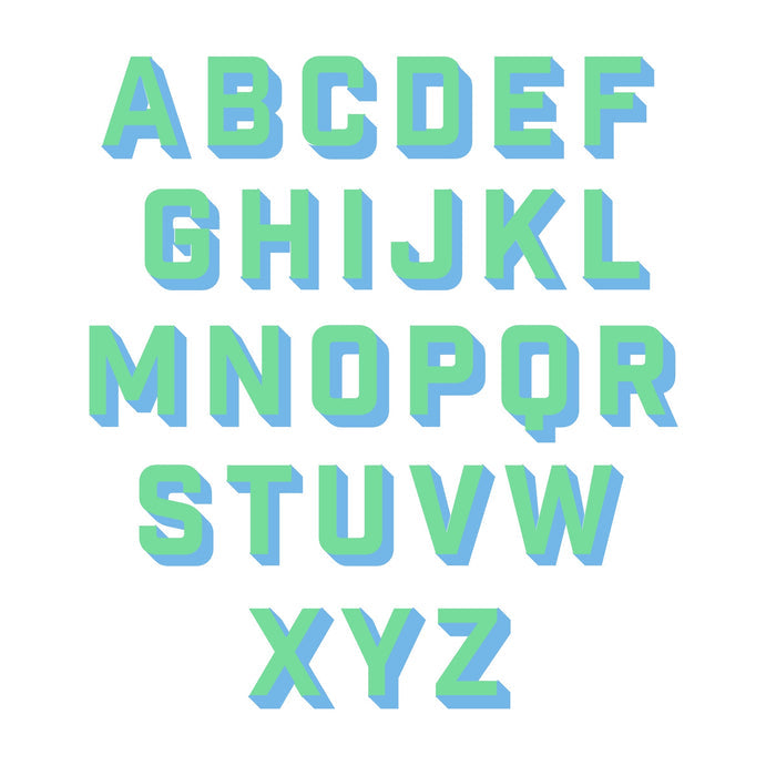 Block Shadow Monogram PDF PNG SVG & EPS Desktop Monogram Font