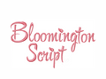 Bloomington Script Bold 4x4 Satin Embroidery Package for unique crafting