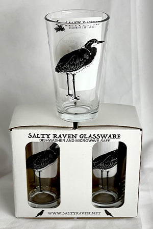 Blue Heron Pint Glass