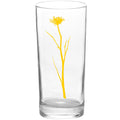 Botanical Botanica Yellow Color Tall Collins Glass - Botanical Series