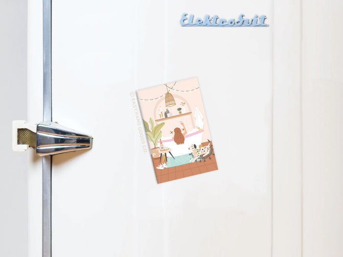 Bubblebath Cheers Refrigerator Magnet