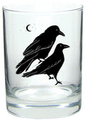 Celestial Raven Lowball Rocks Glass