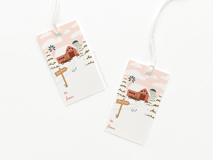 Christmas Tree Farm Gift Tags