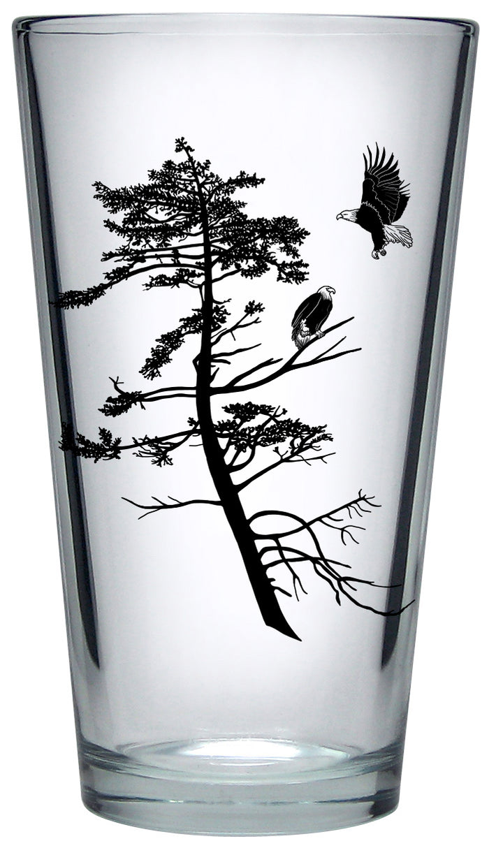 Coastal Eagles Pint Glass - Single and Boxed