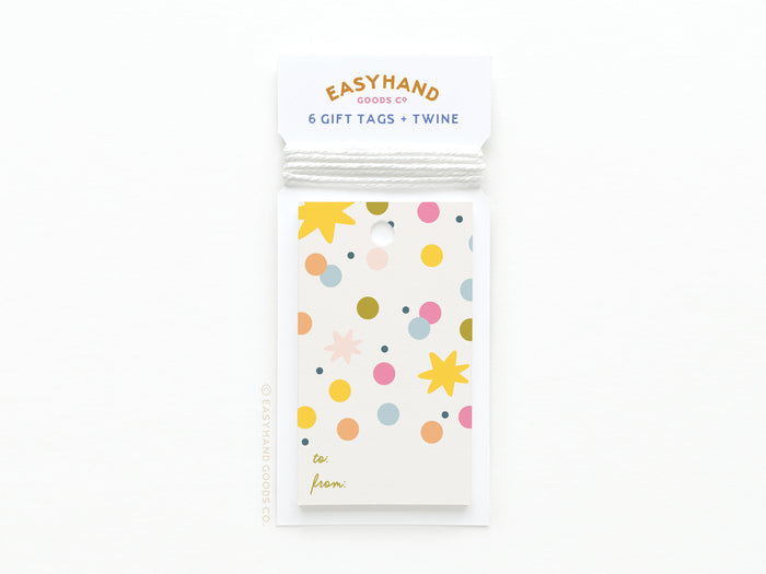Confetti Gift Tags