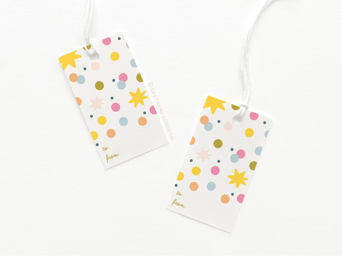 Confetti Gift Tags