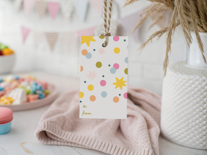 Confetti Gift Tags
