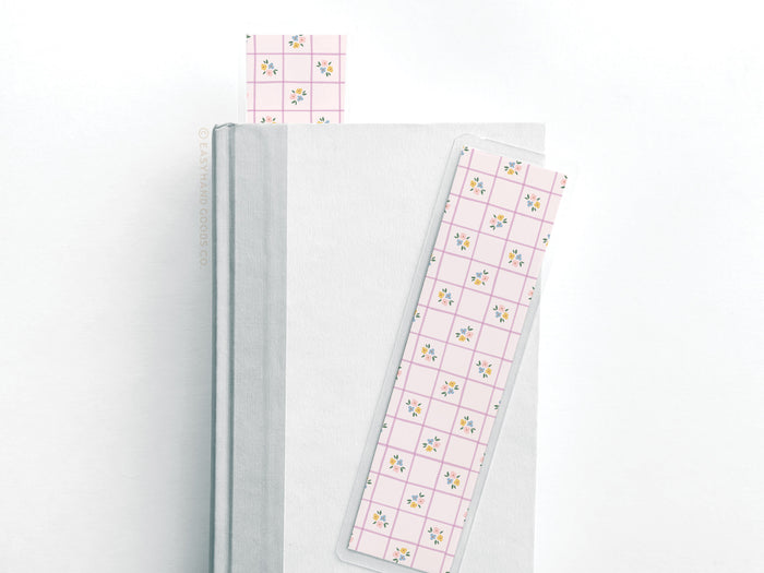 Cottagecore Dainty Florals Laminated Bookmark