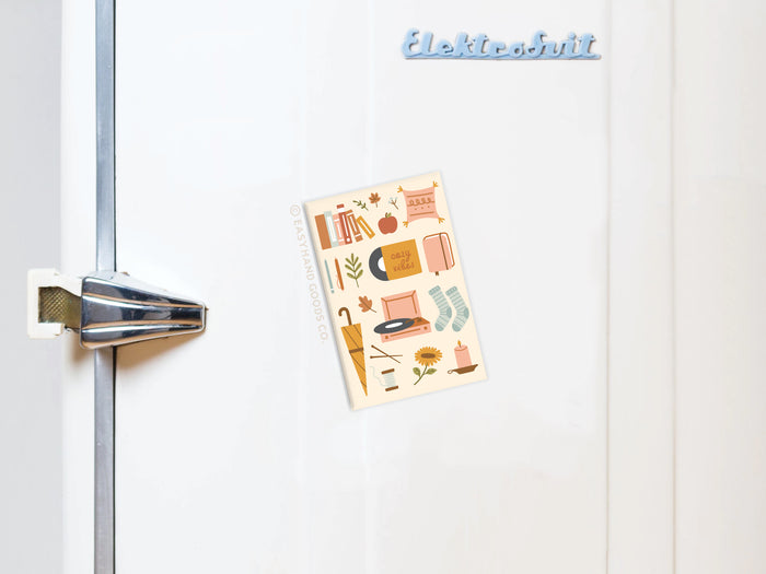 Cozy Vibes Refrigerator Magnet
