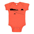 Crabby Beach One Piece - Infant Vintage Orange