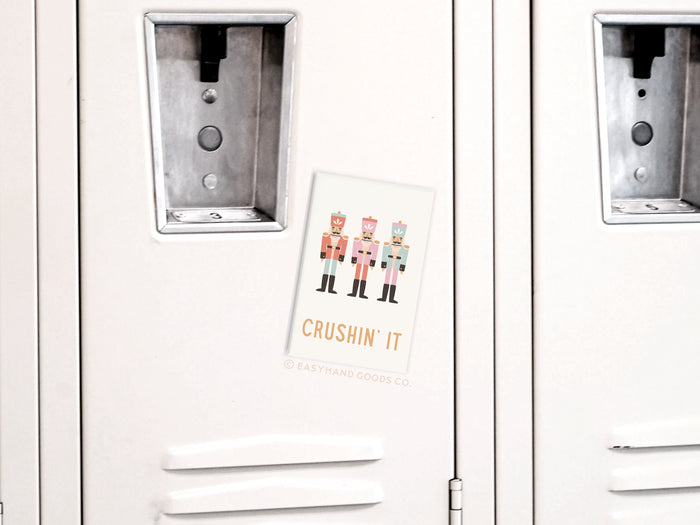 Crushin’ It Nutcrackers Refrigerator Magnet