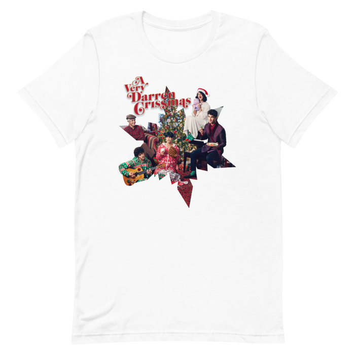 Darren Criss: A Very Darren Crissmas Album Tee White