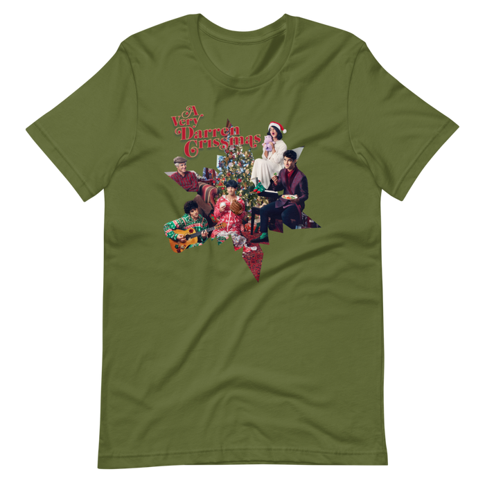 Darren Criss: A Very Darren Crissmas Album Tee Green