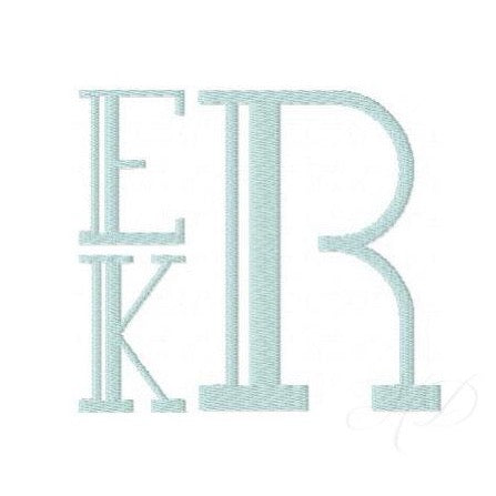 Deco Fill Embroidery Font Small for creative crafting projects