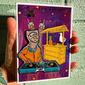DJ LlamaRama Iron-On-Patch