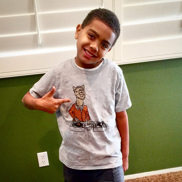 DJ LlamaRama *Limited Edition* T-Shirt - Toddler & Youth Athletic Heather