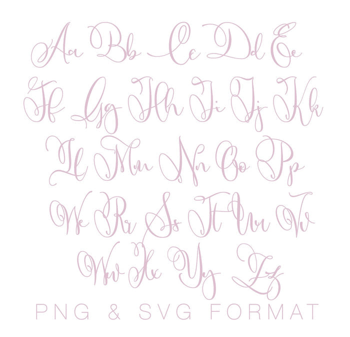 Eliza Gentry Monogram PDF PNG SVG & EPS Monogram Font