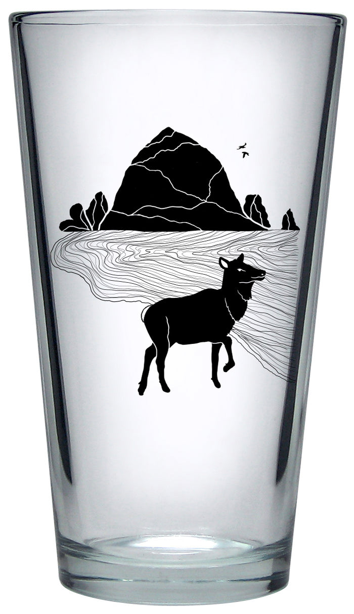 Elk Haystack Love Pint Glass - Single and Boxed