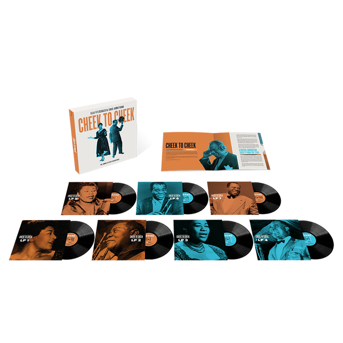 Ella Fitzgerald, Louis Armstrong: Cheek to Cheek: The Complete Duet Recordings Box Set Pack Shot