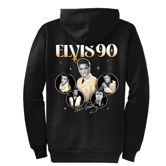 Elvis 90 Collage Zip Hoodie