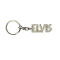 Elvis Clear Bling Key Ring