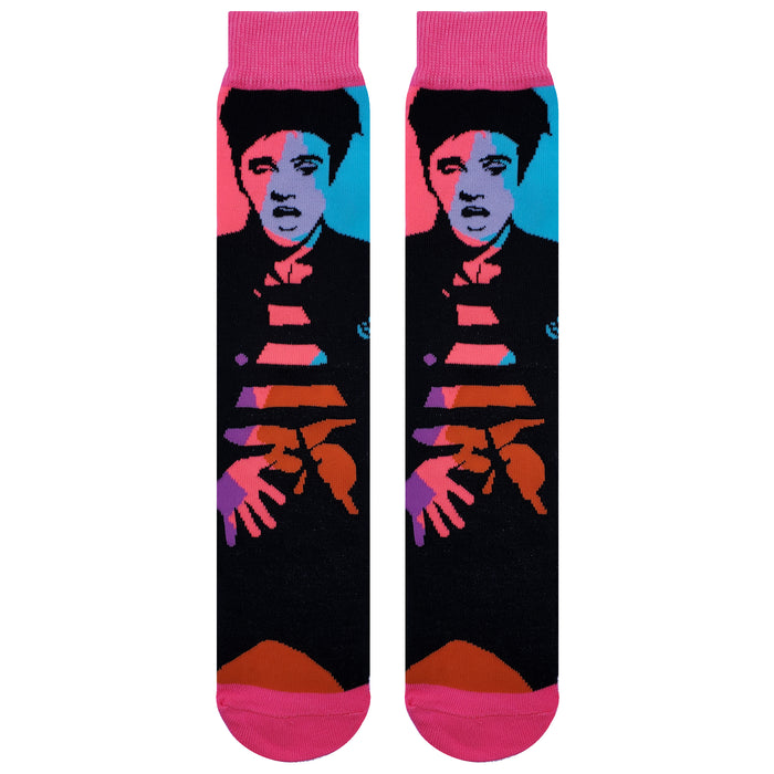 Elvis Color Jailhouse Rock Crew Sock