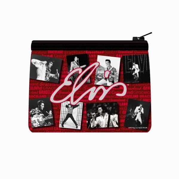 Elvis Presley Decades Collage Neoprene Coin Purse