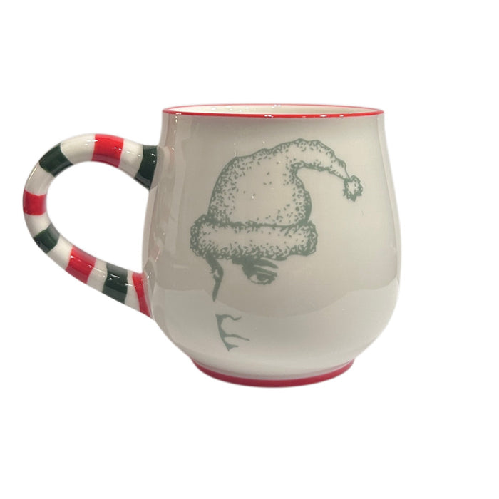 Elvis Embossed Postage Stamp Christmas Mug