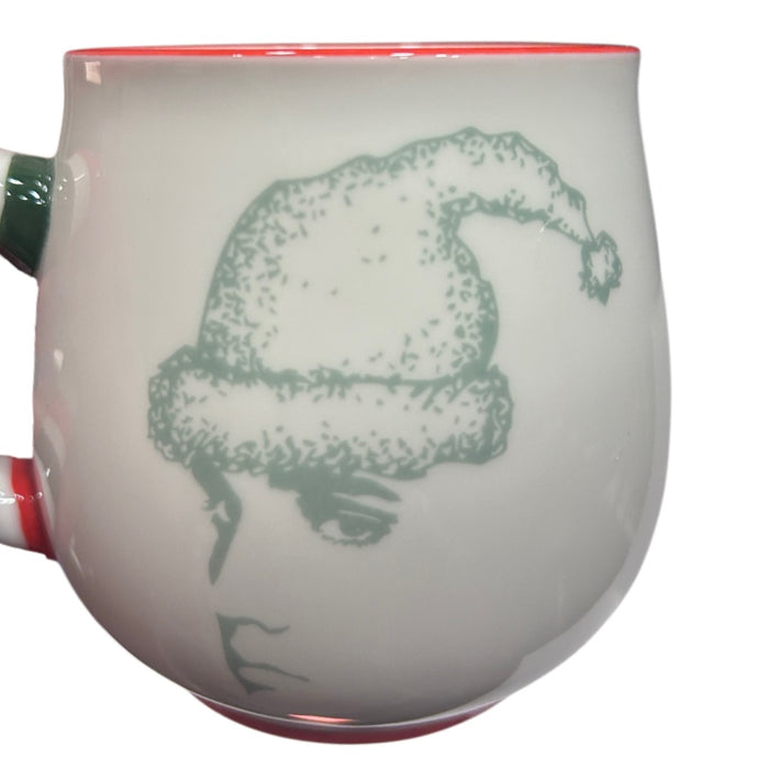 Elvis Embossed Postage Stamp Christmas Mug